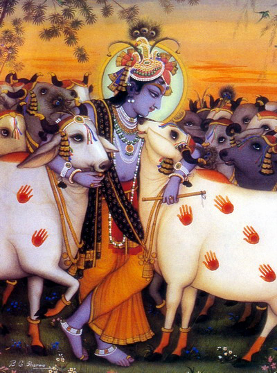 Кришна-и-коровы